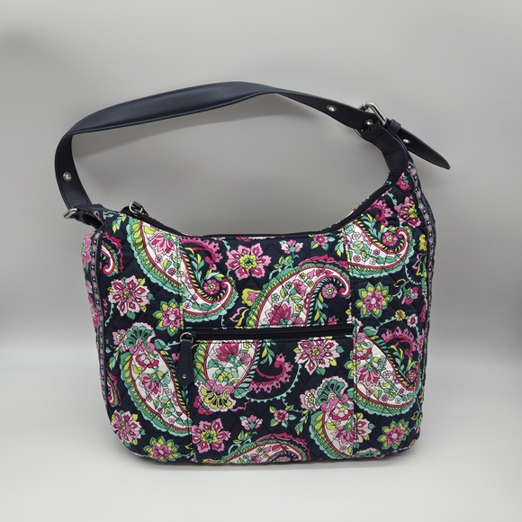 NWOT Vera Bradley Quilted City Shoulder Bag in Petal Paisley Print - Picture 1 of 16